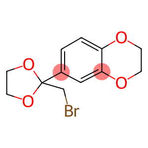 1,4-BENZODIOXIN, 6-[2-(BROMOMETHYL)-1,3-DIOXOLAN-2-YL]-2,3-DIHYDRO-