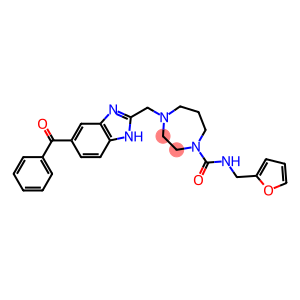 4-[(5-BENZOYL-1H-BENZIMIDAZOL-2-YL)METHYL]-N-(2-FURYLMETHYL)-1,4-DIAZEPANE-1-CARBOXAMIDE