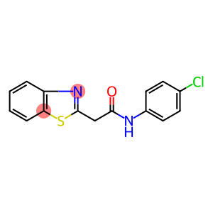 2-BENZOTHIAZOL-2-YL-N-(4-CHLORO-PHENYL)-ACETAMIDE