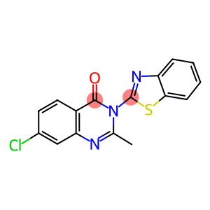 3-(1,3-BENZOTHIAZOL-2-YL)-7-CHLORO-2-METHYL-4(3H)-QUINAZOLINONE