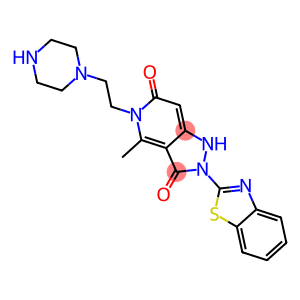 2-(BENZO[D]THIAZOL-2-YL)-4-METHYL-5-(2-(PIPERAZIN-1-YL)ETHYL)-1,2-DIHYDRO-5H-PYRAZOLO[4,3-C]PYRIDINE-3,6-DIONE