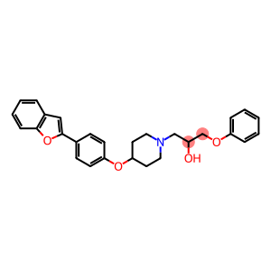 1-(4-[4-(1-BENZOFURAN-2-YL)PHENOXY]PIPERIDIN-1-YL)-3-PHENOXYPROPAN-2-OL