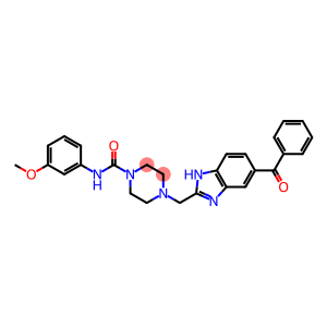 4-[(5-BENZOYL-1H-BENZIMIDAZOL-2-YL)METHYL]-N-(3-METHOXYPHENYL)PIPERAZINE-1-CARBOXAMIDE