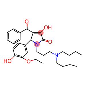 4-BENZOYL-1-(3-(DIBUTYLAMINO)PROPYL)-5-(3-ETHOXY-4-HYDROXYPHENYL)-3-HYDROXY-1H-PYRROL-2(5H)-ONE