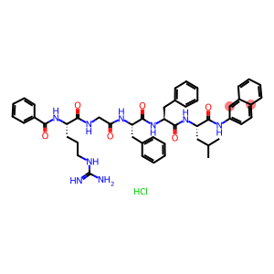 BENZOYL-ARG-GLY-PHE-PHE-LEU-4-METHOXY-BETA-NAPHTHYLAMIDE HCL