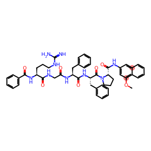 BENZOYL-ARG-GLY-PHE-PHE-PRO-4-METHOXY-BETA-NAPHTHYLAMIDE