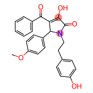 4-BENZOYL-3-HYDROXY-1-(4-HYDROXYPHENETHYL)-5-(4-METHOXYPHENYL)-1H-PYRROL-2(5H)-ONE