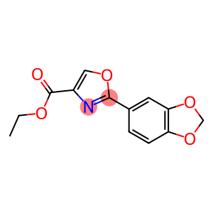 2-BENZO[1,3]DIOXOL-5-YL-OXAZOLE-4-CARBOXYLIC ACID ETHYL ESTER