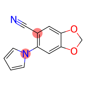 1,3-BENZODIOXOLE-5-CARBONITRILE, 6-(1H-PYRROL-1-YL)-