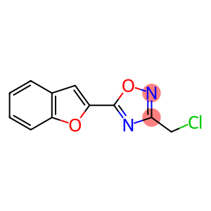 5-(1-benzofuran-2-yl)-3-(chloromethyl)-1,2,4-oxadiazole