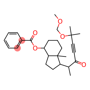 Benzoic acid 1-(5-methoxymethoxy-1,5-dimethyl-2-oxo-hex-3-ynyl)-7a-methyl-octahydro-inden-4-yl ester