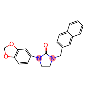 1-(1,3-BENZODIOXOL-5-YL)-3-(2-NAPHTHYLMETHYL)IMIDAZOLIDIN-2-ONE