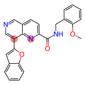 8-(1-BENZOFURAN-2-YL)-N-(2-METHOXYBENZYL)-1,6-NAPHTHYRIDINE-2-CARBOXAMIDE