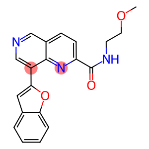 8-(1-BENZOFURAN-2-YL)-N-(2-METHOXYETHYL)-1,6-NAPHTHYRIDINE-2-CARBOXAMIDE