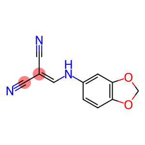 2-[(1,3-benzodioxol-5-ylamino)methylene]malononitrile