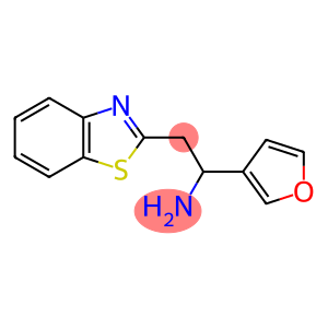 2-(1,3-benzothiazol-2-yl)-1-(furan-3-yl)ethan-1-amine