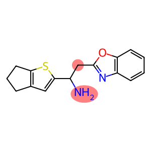 2-(1,3-benzoxazol-2-yl)-1-{4H,5H,6H-cyclopenta[b]thiophen-2-yl}ethan-1-amine