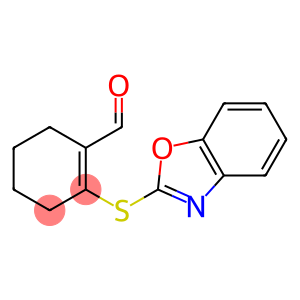 2-(1,3-BENZOXAZOL-2-YLTHIO)CYCLOHEX-1-ENE-1-CARBALDEHYDE