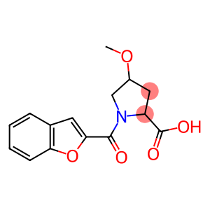 1-(1-benzofuran-2-ylcarbonyl)-4-methoxypyrrolidine-2-carboxylic acid