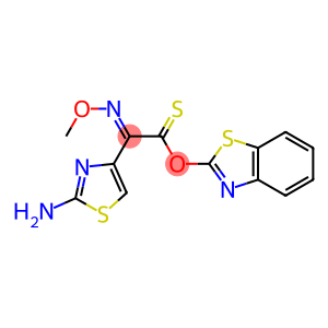 (BENZOTHIAZOL-2-YL)-2-METHOXYIMINO-2-(2-AMINOTHIAZOL-4-YL)THIOACETATE