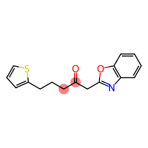 1-(1,3-benzoxazol-2-yl)-5-(thiophen-2-yl)pentan-2-one