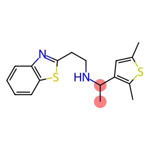 [2-(1,3-benzothiazol-2-yl)ethyl][1-(2,5-dimethylthiophen-3-yl)ethyl]amine