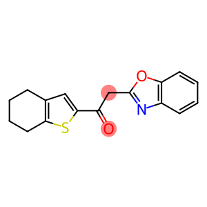 2-(1,3-benzoxazol-2-yl)-1-(4,5,6,7-tetrahydro-1-benzothiophen-2-yl)ethan-1-one