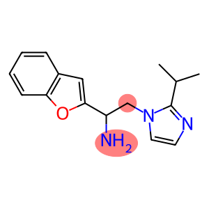 1-(1-benzofuran-2-yl)-2-[2-(propan-2-yl)-1H-imidazol-1-yl]ethan-1-amine