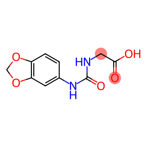 {[(1,3-benzodioxol-5-ylamino)carbonyl]amino}acetic acid