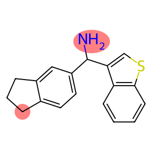 1-benzothiophen-3-yl(2,3-dihydro-1H-inden-5-yl)methanamine