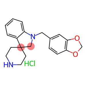 1'-Benzo[1,3]dioxol-5-ylMethylspiro[indoline-3,4'-piperidine] hydrochloride