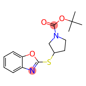 3-(Benzooxazol-2-ylsulfanyl)-pyrrolidine-1-carboxylic acid tert-butylester