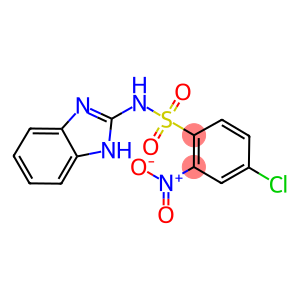 BENZIMIDAZOL-2-YL((4-CHLORO-2-NITROPHENYL)SULFONYL)AMINE