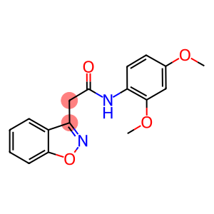 2-(1,2-benzisoxazol-3-yl)-N-(2,4-dimethoxyphenyl)acetamide