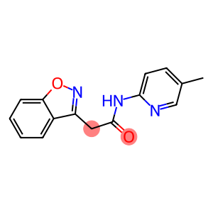 2-(1,2-benzisoxazol-3-yl)-N-(5-methyl-2-pyridinyl)acetamide