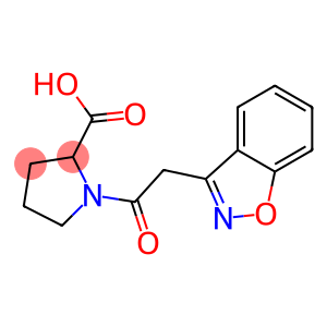 1-(1,2-benzisoxazol-3-ylacetyl)pyrrolidine-2-carboxylic acid