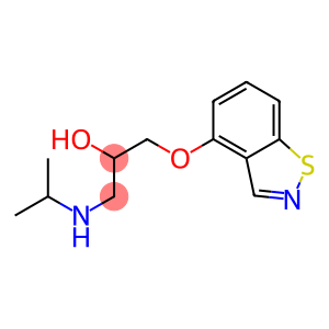 1-(1,2-Benzisothiazol-4-yloxy)-3-(isopropylamino)-2-propanol