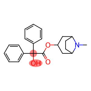 Benzilic acid 8-methyl-8-azabicyclo[3.2.1]octan-3-yl ester