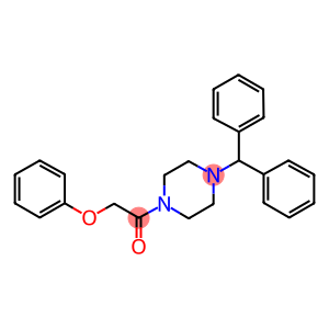 1-benzhydryl-4-(phenoxyacetyl)piperazine