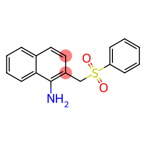 2-[(benzenesulfonyl)methyl]naphthalen-1-amine