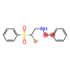 (2-BENZENESULFONYL-2-BROMO-ETHYL)-BENZYL-AMINE