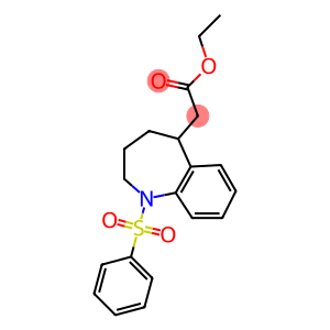 (1-BENZENESULFONYL-2,3,4,5-TETRAHYDRO-1H-BENZO[B]AZEPIN-5-YL)-ACETIC ACID ETHYL ESTER