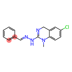 Benzaldehyde [[6-chloro-1,4-dihydro-1-methylquinazolin]-2-yl]hydrazone