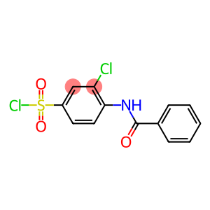 4-benzamido-3-chlorobenzene-1-sulfonyl chloride