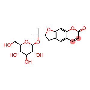 2-(1-(B-D-GLUCOPYRANOSYLOXY)-1-METHYLETHYL)-2,3-DIHYDROFURO(3,2-G)CHROMEN-7-ONE