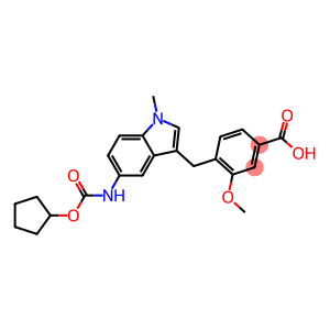 4-[5-(Cyclopentyloxycarbonylamino)-1-methyl-1H-indol-3-ylmethyl]-3-methoxybenzoic acid