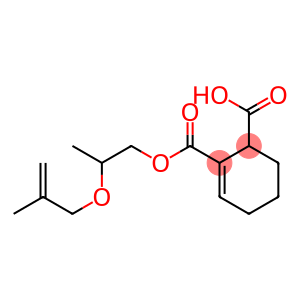 1-Cyclohexene-2,3-dicarboxylic acid hydrogen 2-[2-(methallyloxy)propyl] ester