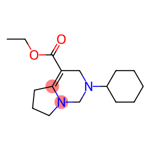 2-Cyclohexyl-1,2,3,5,6,7-hexahydropyrrolo[1,2-c]pyrimidine-4-carboxylic acid ethyl ester