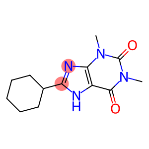 1,3-Dimethyl-8-cyclohexyl-1H-purine-2,6(3H,7H)-dione