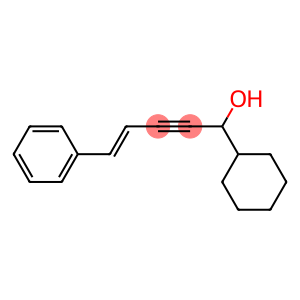 1-Cyclohexyl-5-phenyl-4-penten-2-yn-1-ol